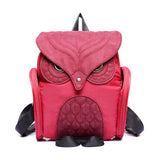 Leather Owl Backpack