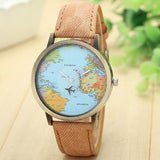 **HOT** Globetrotter World Traveler Watch